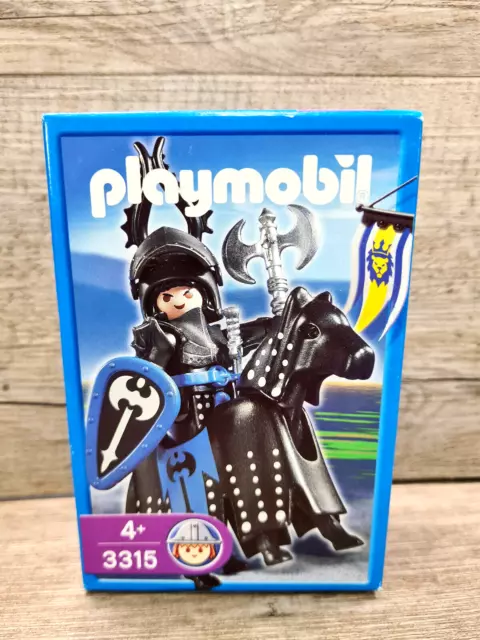 PLAYMOBIL® 3315 Schwarzer Ritter Löwenritter Ritter Kämpfer NEU OVP RAR SEALED