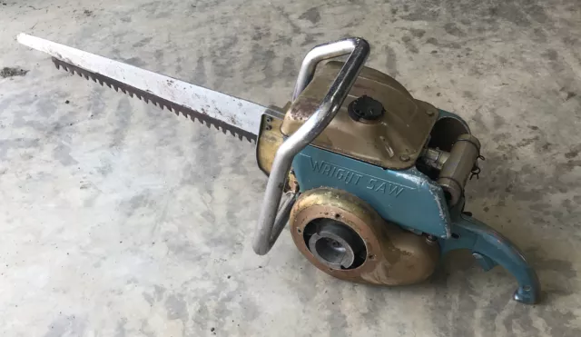 Vintage Wright Chainsaw Saw with Bar sss