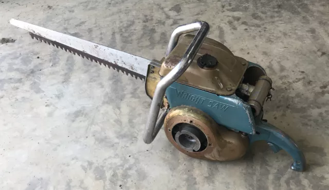 Vintage Wright Chainsaw Saw with Bar sss Vintage Wright Chainsaw Saw with Bar sss