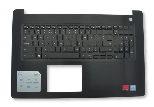thumbnail image 2 of Replacement Palmrest With Backlit Keyboard For Dell Inspiron 17 5770 5775 – Silver, US Layout 2 of 3