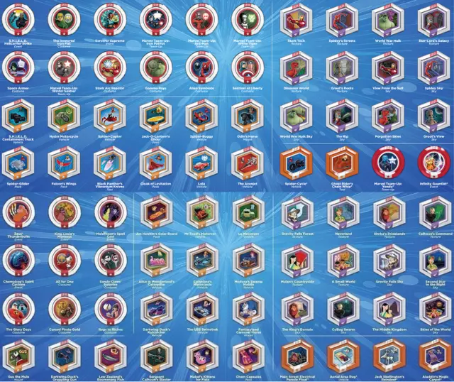 Disney Infinity 2.0 Power Discs BUY 4 GET 1 BUY 7 GET 2 $6 MINIMUM Free ship!🎼