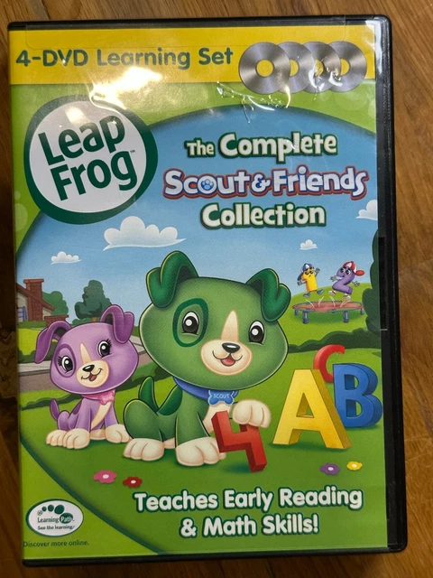 LEAPFROG THE COMPLETE Scout & Friends Collection 4-DVD Learning