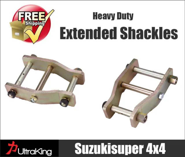 Fits Toyota Hilux Extended Shackles Greasable IFS with Leaf Spring Rear