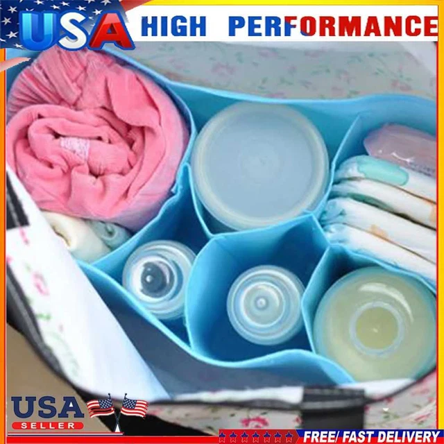 Portable Travel Outdoor Baby Diaper Nappy Organizer Stuffs Insert Storage Bag