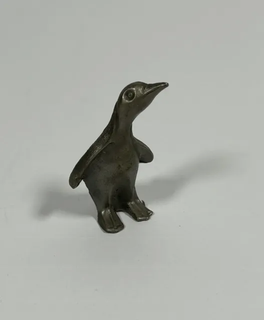 Pewter Standing Penguin Figurine 1.5”