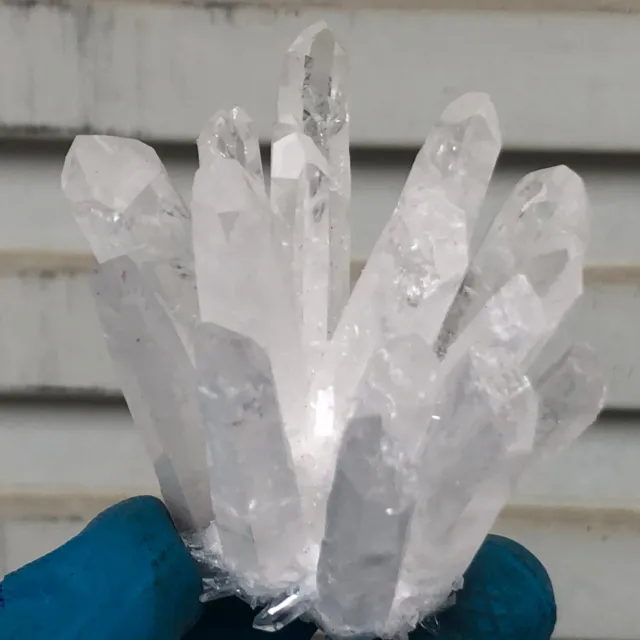 175g  New Find White Clear Quartz Crystal Cluster Mineral Specimen Healing