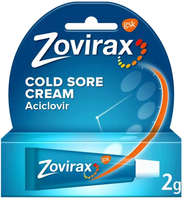 Zovirax Cold Sore Treatment Cream, Tube 2 g
