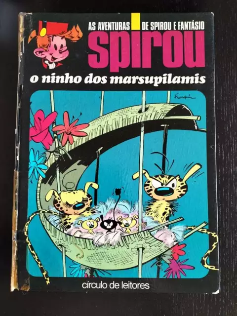 Spirou Album Portuguese Comics 1975 O Ninho dos Marsupilamis RARE OLD Franquin