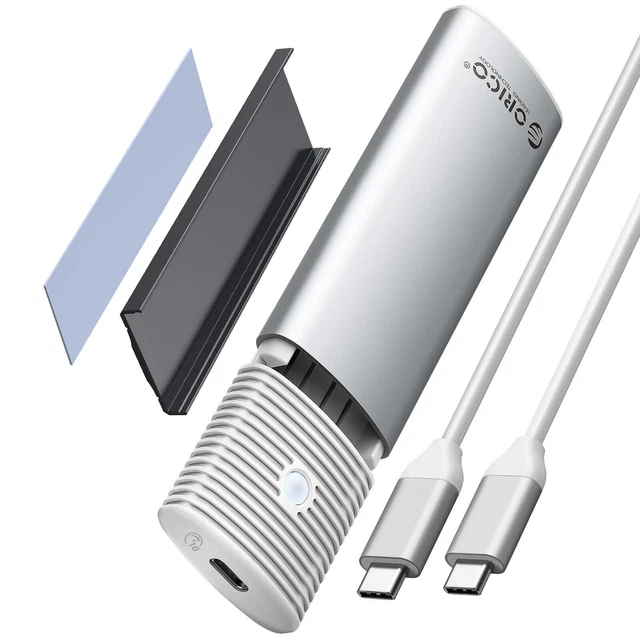 Boîtier SSD Externe M.2 NVMe/SATA USB-C D-Link DSP-111 - 10 Gbps, Sans Outil, Support Jusqu'à 4 To - Compatible Windows, MacOS, Android