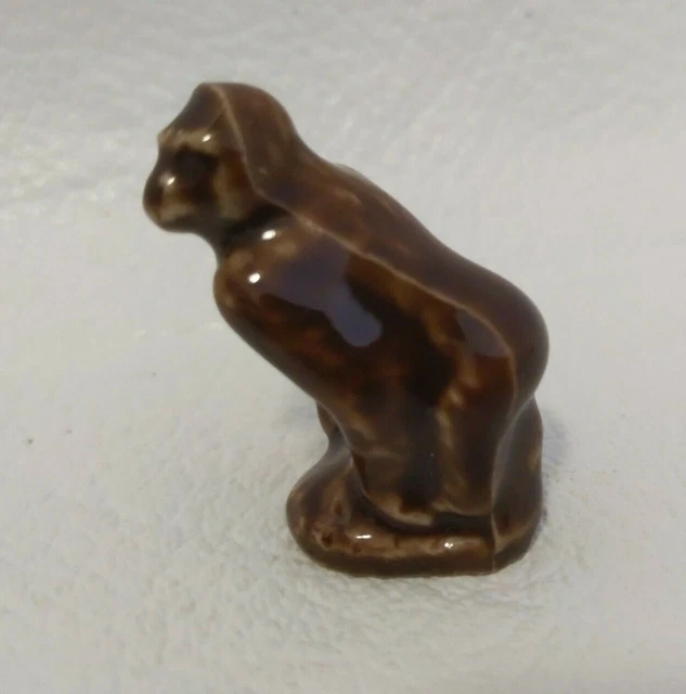 Red Rose Tea Wade Collectible Ceramic Ape Gorilla Miniature Figurine Animals