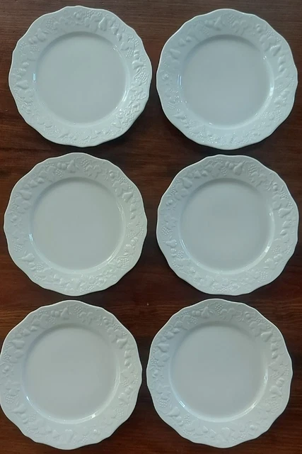 Velicber Lot De 4 Ovale Assiettes Plates Assiette Porcelaine Blanches 25.5x16.8x3 Cm Assiettes Service De Table Pour Dîner, Dessert, Bifteck, Apéritif, Sushi, Gâteau