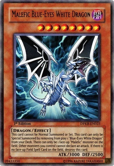 Yugioh! MP Malefic Blue-Eyes White Dragon - DPKB-EN023 - Ultra Rare - Unlimited