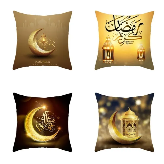 Muslim Party EID Cushion Cover New Ramadan Decoration EID Mubarak Pillowcase