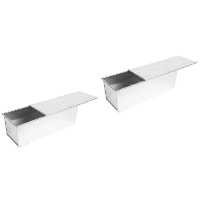 2x fácil de deformar Premium molde de caja de pan sándwich molde de pan Pro hogar