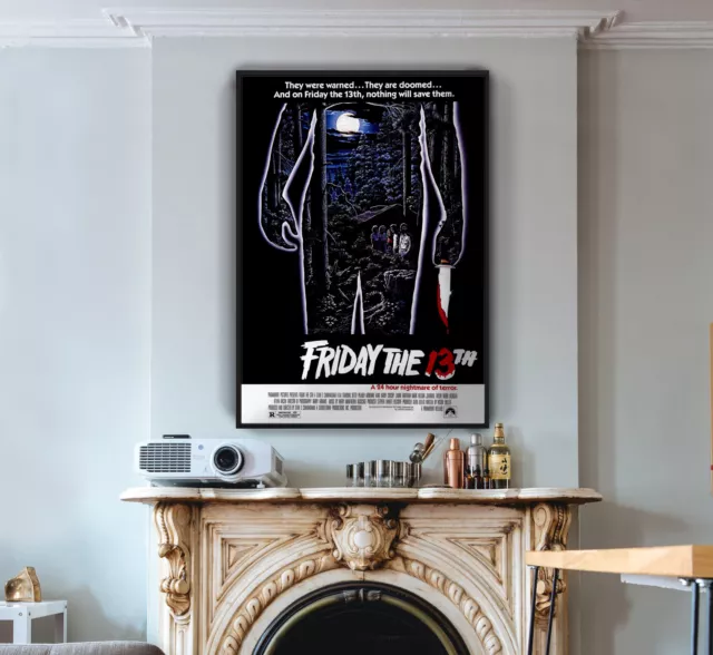 Friday 13th Part 1 Movie - High Quality Premium Poster Print