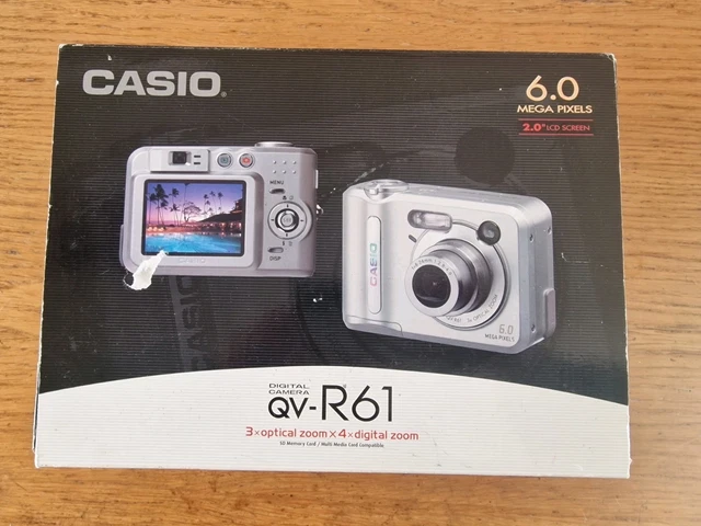 CASIO QV-R61 デジタルカメラ 6.0MP 【公式通販】
