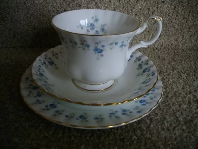 Royal Albert bone china "Memory Lane" Tea Trio - cup, saucer & side plate