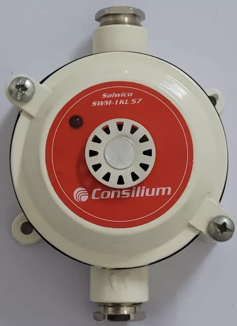 Detector de calor Consilium Salwico SWM-1KL 57 °C N.º de pieza 37170 Con...