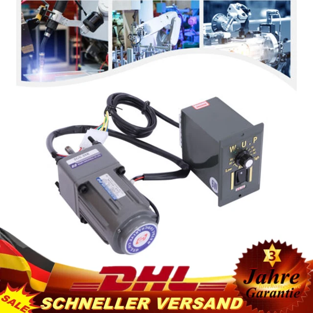 Motore Elettrico 220V Con Regolatore Di Velocità - 6W, 0-68 Giri/min, Riduttore 20K, Basso Rumore - Foto 3