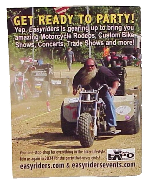 EASYRIDERS 2024 MAGAZINE Issue 582 The Biker's Bible Choppers Moto ...