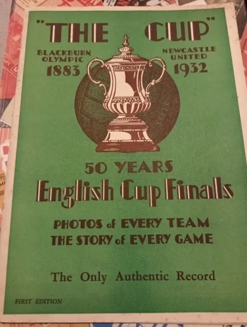 fa cup football programmes pre 1950