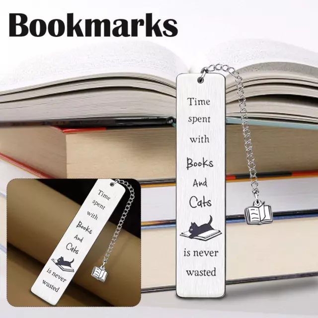 Cat Bookmark For Women Men, Cat Lovers Gifts For Women, Lovers New N8 Book G5U0