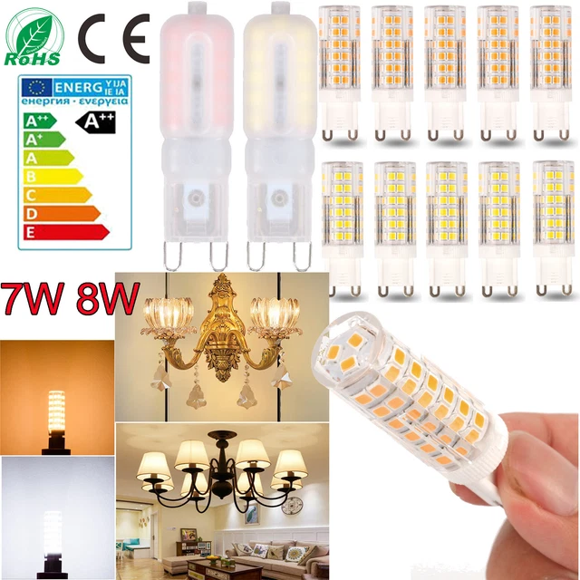 1-4 Pcs G9 LED Bulb 7W 8W Capsule light 220V Replace halogen bulbs Energy Saving