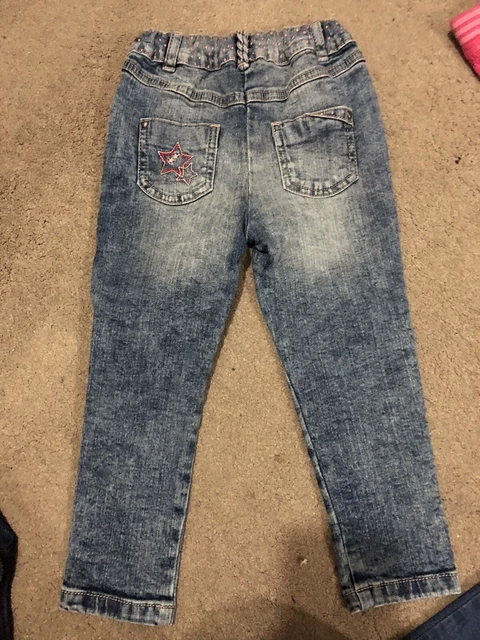 Girls  clothes bundle age 2-3 3-4 years jeans cargos denim dress 3