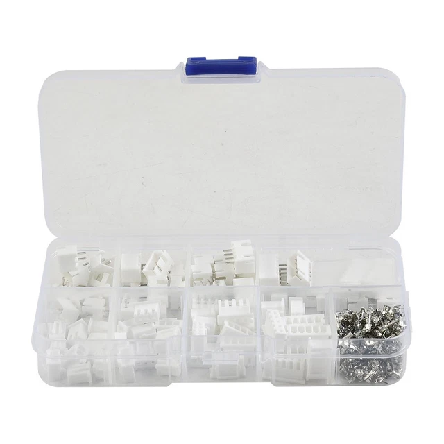 Kit Connecteur JST-XH 230 Pièces – 2/3/4/5 Broches Mâle/femelle, 2.54mm, Terminal