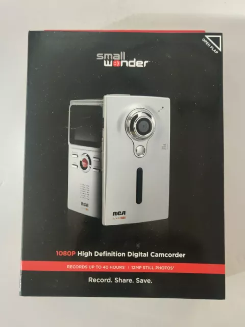 RCA Small Wonder EZ409HD (1080P,2GB) High Definition Digital Camcorder New c26