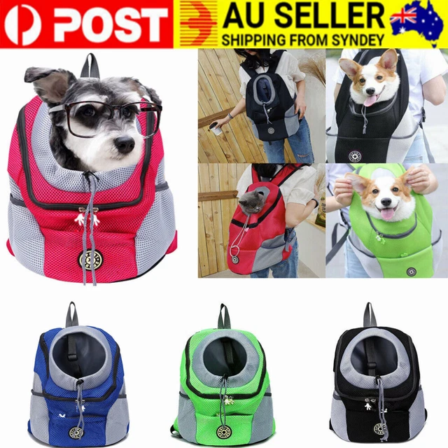 Puppy Travel Mesh Pet Dog Carrier Backpack Front Travel Portable Shoulder Bag
