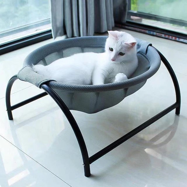 Cama para gato perro hamaca cama de pie totalmente lavable estructura estable, a partir