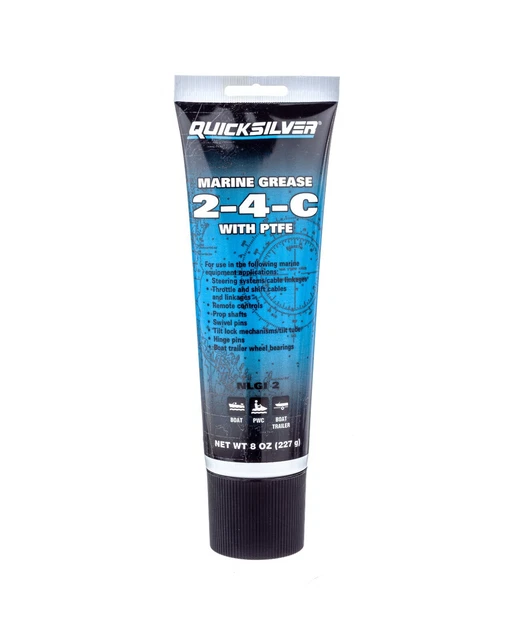 8OZ QUICKSILVER/MERCURY 24C Marine Grease/Prop Shaft Lube 92802859Q1