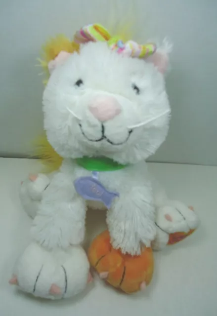 Groovy Girls Dolls White Kitty Cat Plush Tuni 10" Manhattan Toys