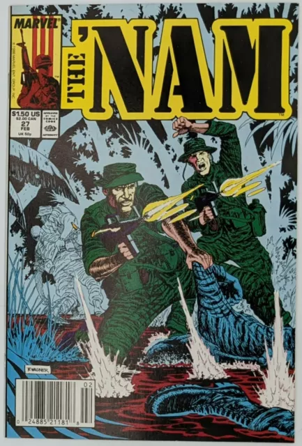 'Nam (1989) MARVEL COMICS #27 COPPER AGE VIENTNAM WAR NM