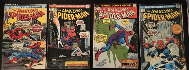 Comics Lot of 79 Incl 10 Amazing Spiderman #131, 144-147, 149, 151, 158 3