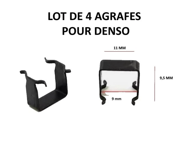 Lot De 4 Agrafes/clips De Retour De Gasoil Pour Injecteur - Pièce Automobile De Rechange