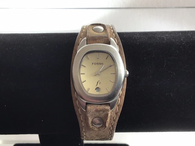 Fossil cuff watch womens store