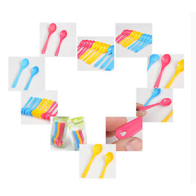 12 cucharas de alimentación para bebés de plástico seguras para niños pequeños cucharas de entrenamiento Foo'$g