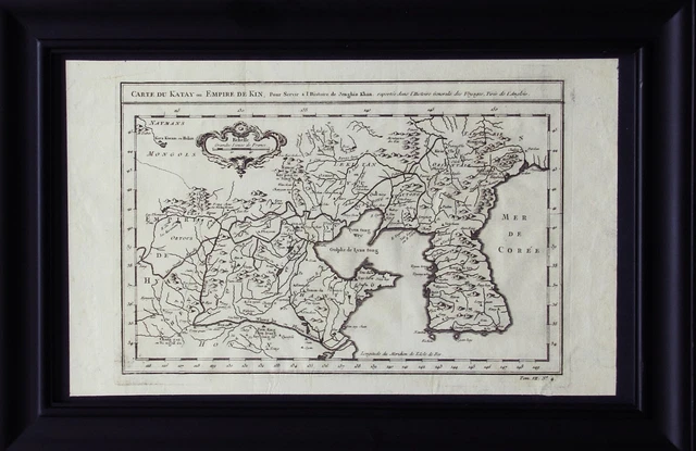 A Fine a Map of Korea / Korean Sea of Corea (Mer De Corea-大韓海峽) Described-18th C