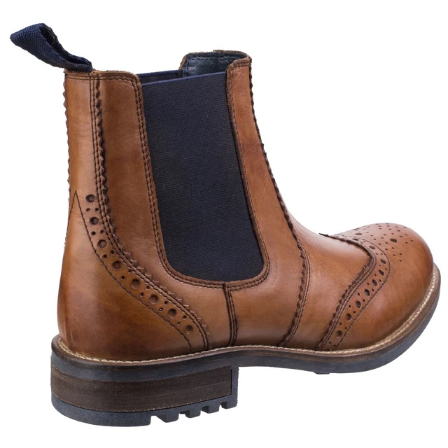 COTSWOLD MENS CHELSEA Boots Cirencester Elasticated tan UK Size £64.00