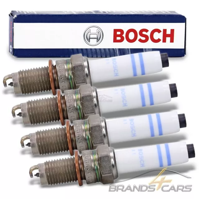 4x BUJÍAS BOSCH AUDI A1 A3 SEAT SKODA VW GOLF 7 POLO TOURAN 1.2 1.4 TSI