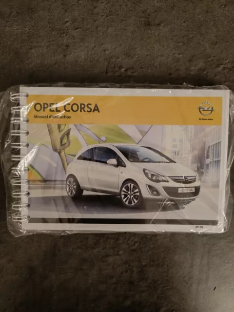 Manuel / Notice d'utilisation Opel Corsa D 4 2011/2014