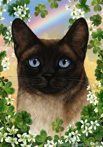 Clover House Flag - Siamese Cat 31953