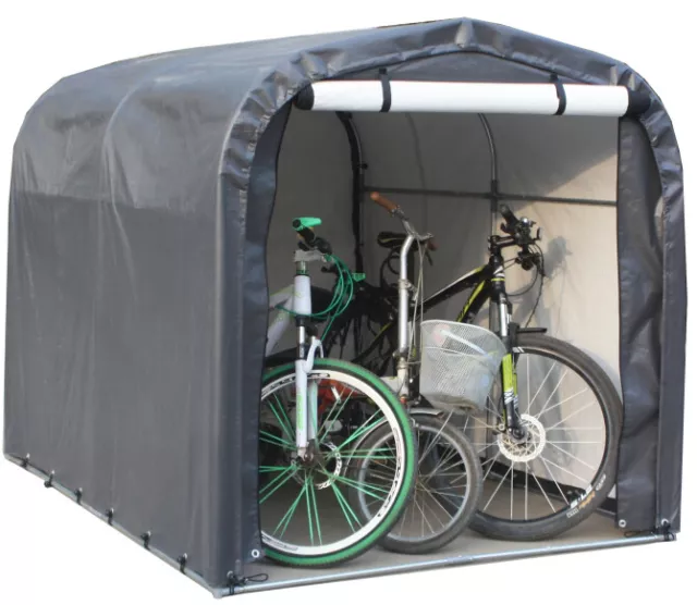 Garden Storage Shelter Bike Shed Log Store Bicycle Tent L: 2.2 xW: 1.55 xH: 1.6m