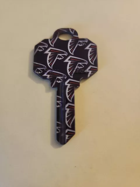 Atlanta Falcons NFL house key blank Schlage