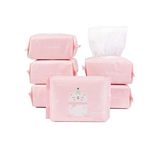 Baby Dry Wipe,100% Cotton,dry wipe cotton tissues,baby 100 Count (Pack of 6)