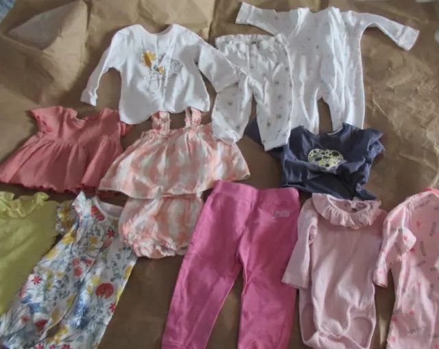 Baby girls bundle of clothes, 3-12 months 12 items Next Disney George Trotters