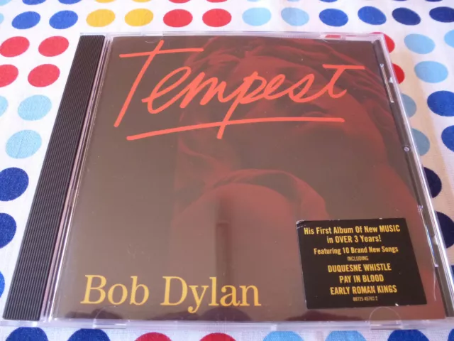 Bob Dylan Tempest 2012 Sony Music Cd Album