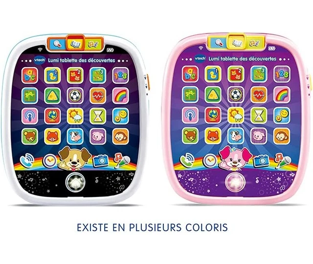 Color Vtech Tablette VTECH LUMI Tablette des Découvertes Rose Tablette Tactile Bébé avec ...